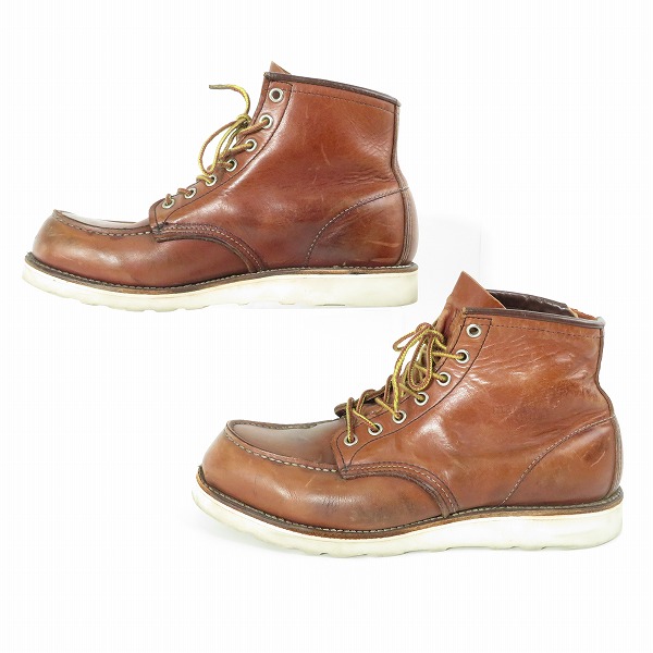 実際に弊社で買取させて頂いたRED WING/レッドウィング 9106 アイリッシュセッターモックトゥブーツ 9Dの画像 3枚目