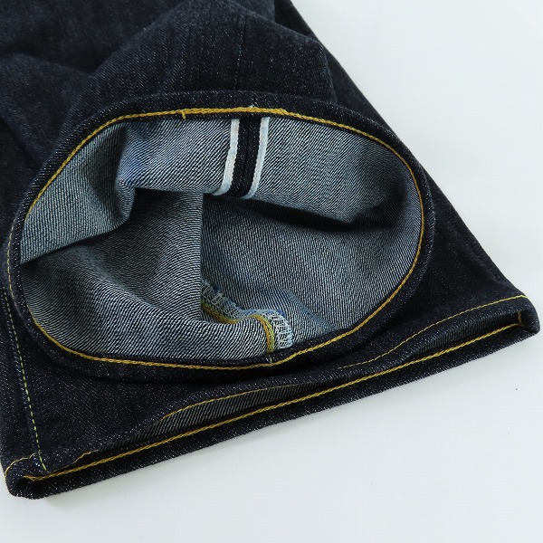 実際に弊社で買取させて頂いたTHE FLAT HEAD/フラットヘッド ボタンフライ デニムパンツ FN-D111/W34L34の画像 6枚目