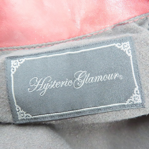 実際に弊社で買取させて頂いたHYSTERIC GLAMOUR/ヒステリックグラマー 羊革/ラムレザー ダブルライダースジャケット 2LB-6780/FREEの画像 2枚目