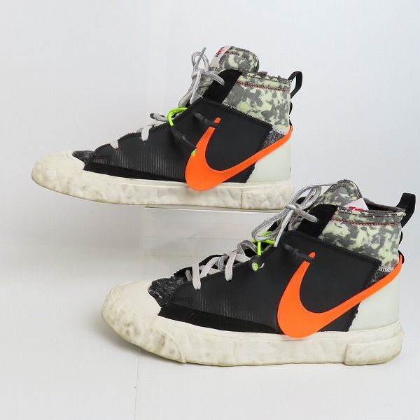 実際に弊社で買取させて頂いたNIKE×READYMADE/ナイキ×レディメイド BLAZER MID WHITE ブレーザー ミッド CZ3589-001/27の画像 2枚目