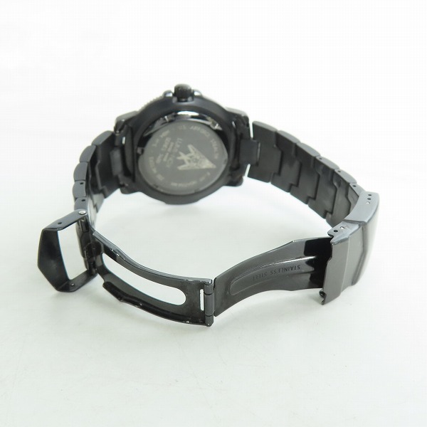 実際に弊社で買取させて頂いたLUMINOX/ルミノックス NIGHTHAWK/ナイトホーク F-117 クオーツ 黒文字盤 腕時計 3400 の画像 3枚目