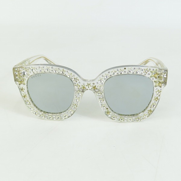 実際に弊社で買取させて頂いたGUCCI/グッチ スタースタッズ サングラス GG0116Sの画像 1枚目