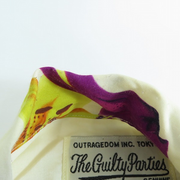 実際に弊社で買取させて頂いたWACKO MARIA/ワコマリア 花柄 アロハシャツ/XLの画像 5枚目