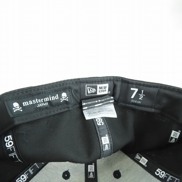 実際に弊社で買取させて頂いたNEW ERA×mastermind JAPAN/ニューエラ×マスターマインドジャパン 100周年 キャップ  7 1/2の画像 7枚目