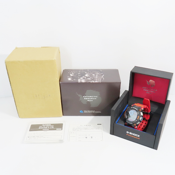 実際に弊社で買取させて頂いたG-SHOCK/Gショック FROGMAN/フロッグマン 南極調査ROVコラボ GWF-D1000ARR-1JRの画像 6枚目