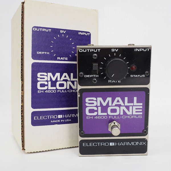 実際に弊社で買取させて頂いたELECTRO-HARMONIX/エレクトロハーモニクス SMALL CLONE EH 4600 FULL-CHORUS コーラス エフェクター【動作確認済】