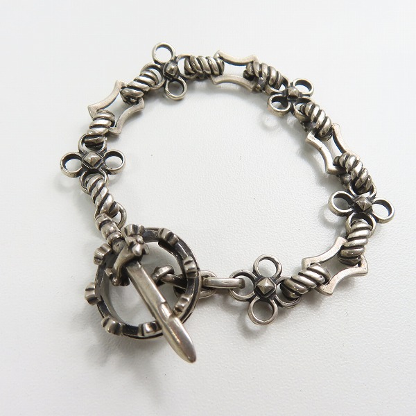 実際に弊社で買取させて頂いたLEATHERS&TREASURES/レザーズ＆トレジャーズ クラウン ブレスレット