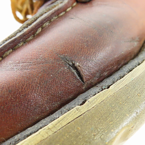 実際に弊社で買取させて頂いたRED WING/レッドウィング 四角犬タグ アイリッシュセッター ロングブーツ 877 8.5の画像 8枚目