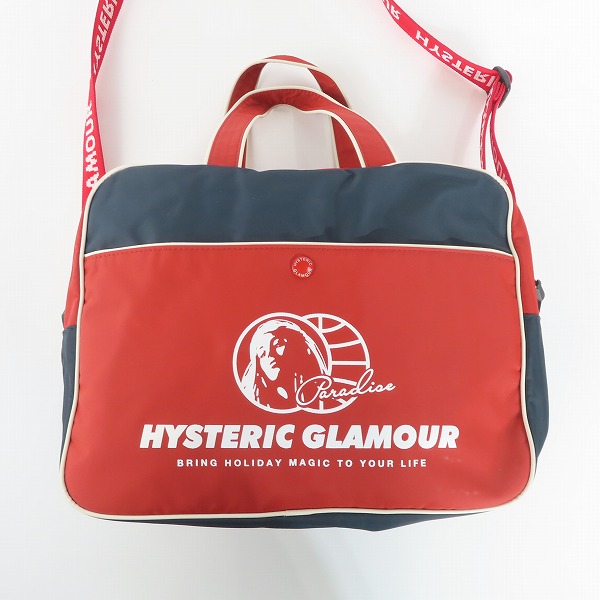 実際に弊社で買取させて頂いたHYSTERIC GLAMOUR/ヒステリックグラマー AIRLINE ボストンバッグ ショルダーバッグの画像 1枚目