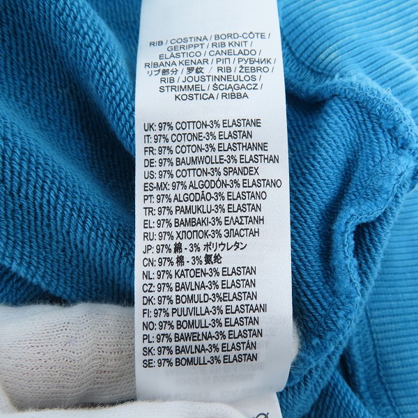 実際に弊社で買取させて頂いたDIESEL/ディーゼル ヴィンテージウォッシュ加工 プルオーバーパーカー A02302-S-UMMER-E2-0EBBU/Lの画像 5枚目