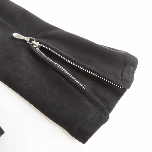 実際に弊社で買取させて頂いたBUFFALO BOBS/バッファローボブズ ARCHIMEDES スエードタッチ ボトルネック シングルライダースジャケット BIB5402/1-2の画像 5枚目