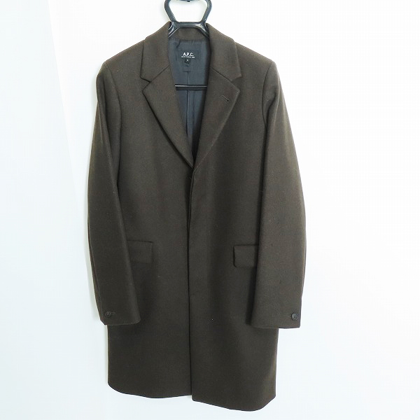実際に弊社で買取させて頂いたA.P.C./アーペーセー フランス製 ウール Pコート S