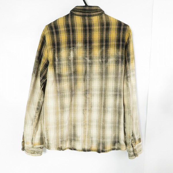 実際に弊社で買取させて頂いたglamb/グラム グラデーションシャツ イエロー 3の画像 1枚目