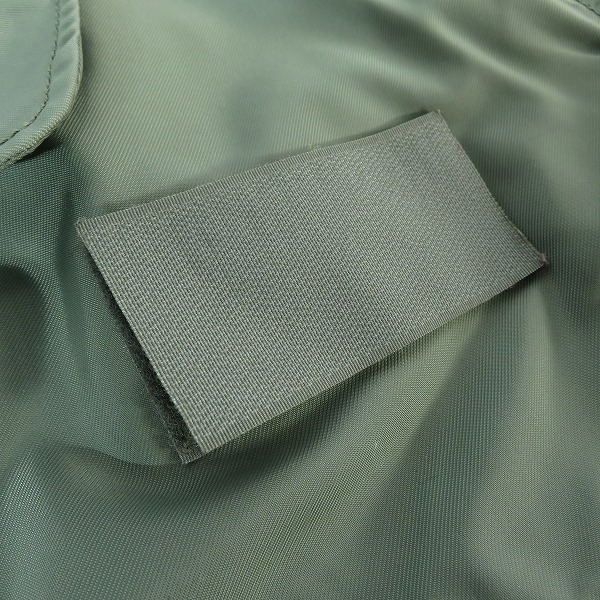 実際に弊社で買取させて頂いた【難有り】ALPHA INDUSTRIES/アルファインダストリーズ フライトジャケット 20302-121/Lの画像 6枚目