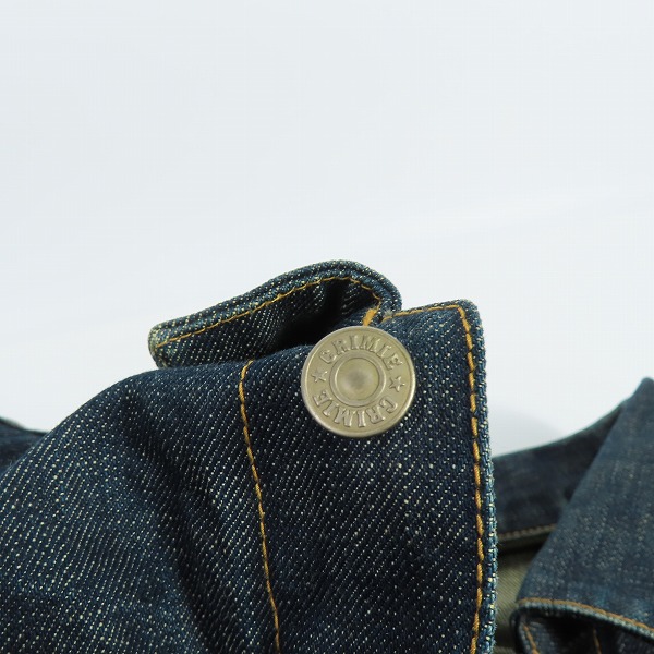 実際に弊社で買取させて頂いたCRIMIE/クライミー デニムジャケット Mの画像 7枚目