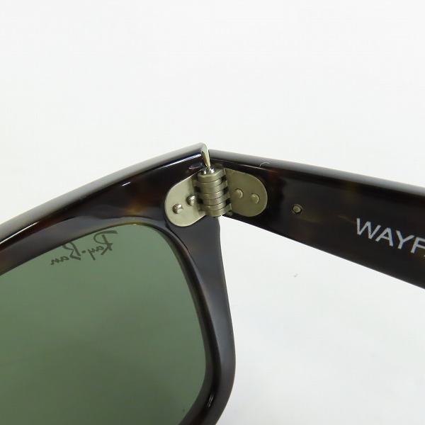 実際に弊社で買取させて頂いたRay-Ban/レイバン WAYFARER/ウェイファーラー サングラス/アイウェア RB2140 902の画像 5枚目