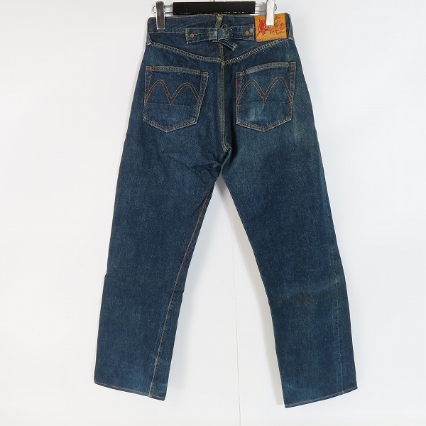 実際に弊社で買取させて頂いたEVISU/エヴィス 2504XX デニムパンツ バッファローパッチ 革パッチ シンチバック/W31L35の画像 1枚目