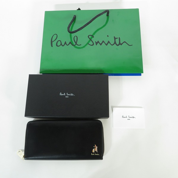 実際に弊社で買取させて頂いたPaul Smith/ポールスミス ラウンドジップ 長財布 873-734の画像 8枚目