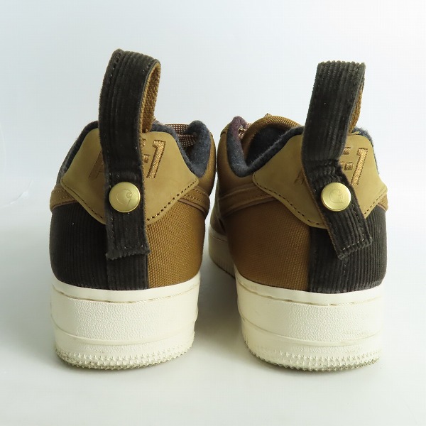 実際に弊社で買取させて頂いたNIKE×Carhartt WIP/ナイキ×カーハート AIR FORCE 1 07 PRM WIP/エアフォース1 プレミアム AV4113-200/25.5の画像 1枚目