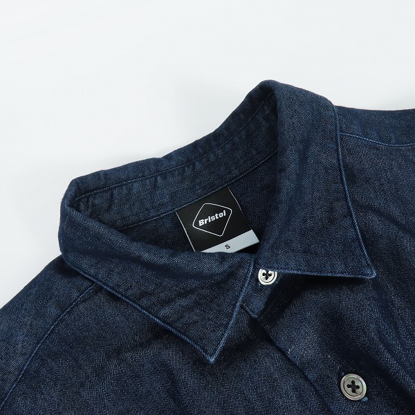 実際に弊社で買取させて頂いたF.C.Real Bristol/エフシーレアルブリストル COOLMAX BIG LOGO BAGGY SHIRT/ビッグロゴバギーシャツ FCRB-220079/Sの画像 4枚目