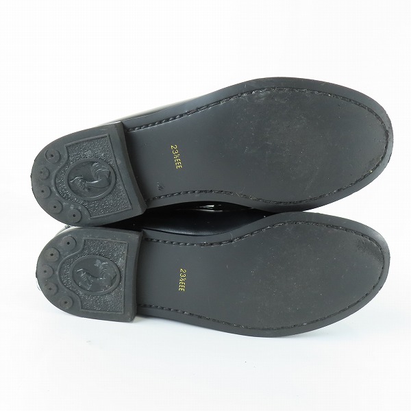 実際に弊社で買取させて頂いたREGAL/リーガル ホースビット レザー ローファー/シューズ ブラック Y064/23.5の画像 2枚目