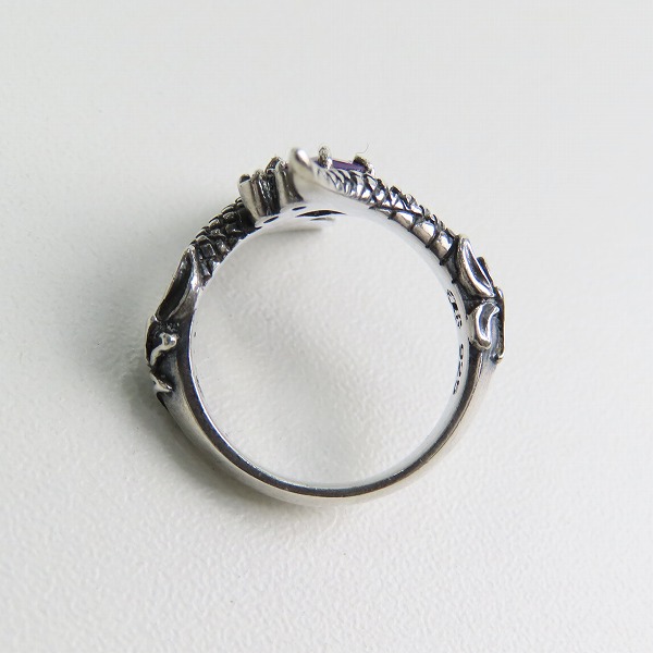 実際に弊社で買取させて頂いたBizarre/ビザール Ouroboros Collection Eternal/エターナルシルバーリング スネーク/蛇 10号の画像 5枚目