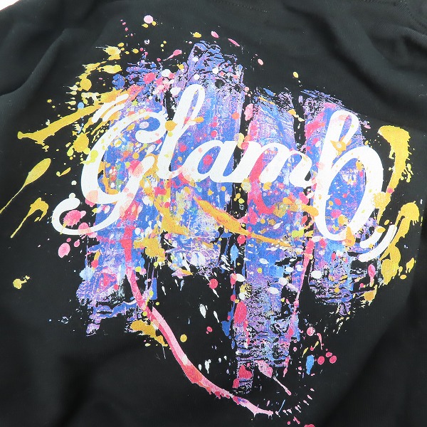 実際に弊社で買取させて頂いた【未使用】glamb/グラム 24SS Splash Logo Hoodie/スプラッシュロゴフーディGB0223/CS02/Mの画像 6枚目
