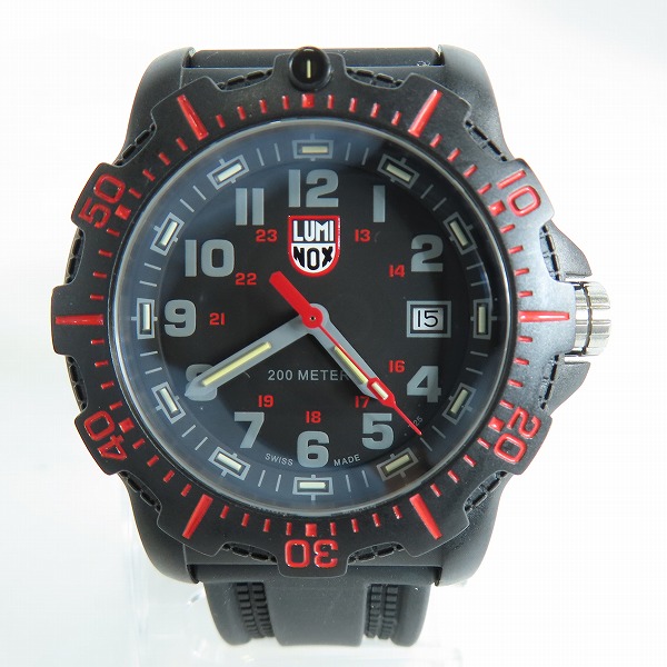 実際に弊社で買取させて頂いたLUMINOX/ルミノックス ブラック オプス カーボン Ref.8895 腕時計/ウォッチ