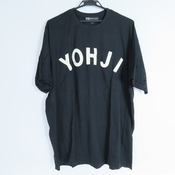 実際に弊社で買取させて頂いたY-3/ワイスリー Yohji Letters Short sleeve Tシャツ FJ0327/2XL