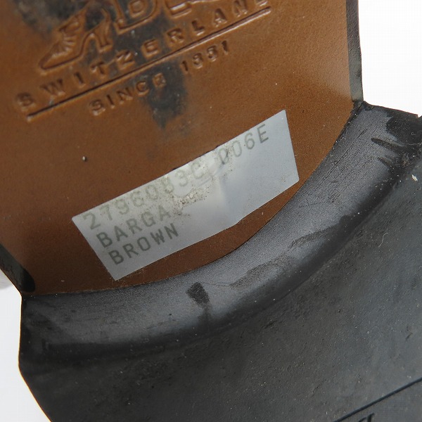 実際に弊社で買取させて頂いたBALLY/バリー ローファー レザーシューズ/6Eの画像 6枚目