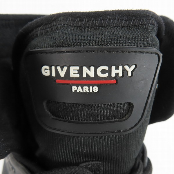 実際に弊社で買取させて頂いたGIVENCHY/ジバンシィ スウェードレザー切替 ハイカットスニーカー 41の画像 5枚目