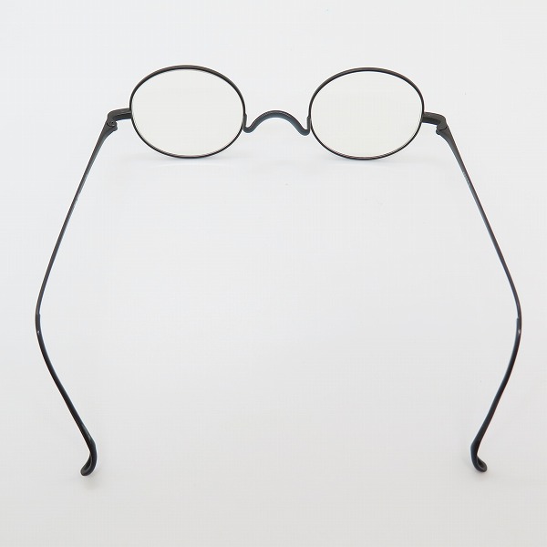 実際に弊社で買取させて頂いた金子眼鏡/カネコガンキョウ 井戸多美男作 メガネフレーム T416 MBKの画像 3枚目