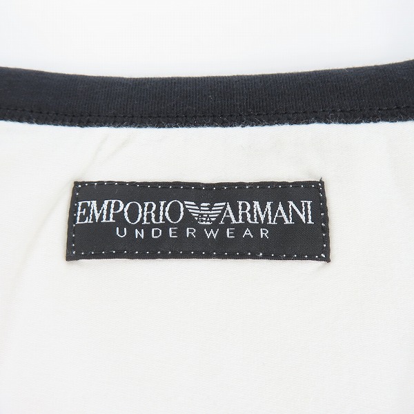 実際に弊社で買取させて頂いたEMPORIO ARMANI UNDERWEAR/エンポリオアルマーニ ロゴプリントＴシャツ Mの画像 2枚目