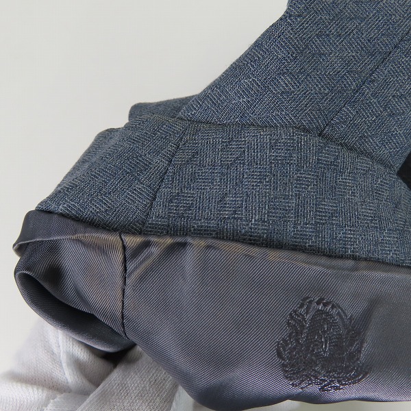 実際に弊社で買取させて頂いたGIANNI VERSACE/ジャンニヴェルサーチ 3B スーツ テーラードジャケット/パンツ/セットアップ 総柄/54の画像 7枚目