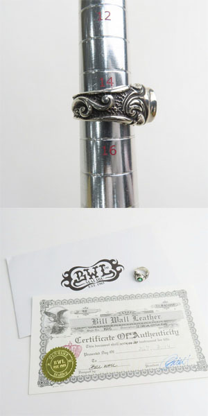 実際に弊社で買取させて頂いた【ギャラ付】BWL/Bill Wall Leather/ビルウォールレザー CZ SPECIAL EDITION RING スペシャルエディションリング R215/15号の画像 8枚目