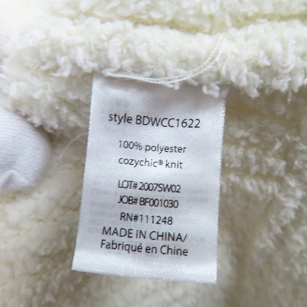 実際に弊社で買取させて頂いたBAREFOOT DREAMS/ベアフットドリームス COZYCHIC カーディガン XSの画像 3枚目