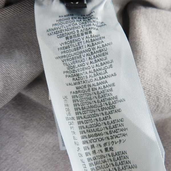 実際に弊社で買取させて頂いた【未使用】DIESEL/ディーゼル デニム ハードジャケット D-DEWNY-HOOD-S/Mの画像 4枚目