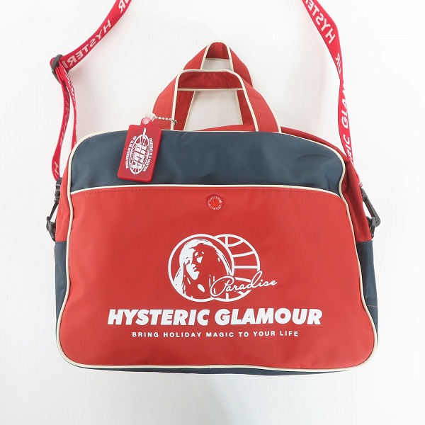 実際に弊社で買取させて頂いたHYSTERIC GLAMOUR/ヒステリックグラマー AIRLINE ボストンバッグ ショルダーバッグ