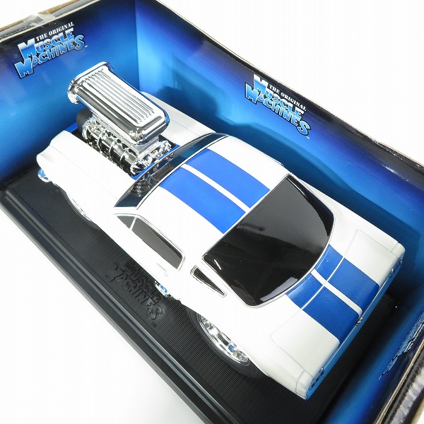 実際に弊社で買取させて頂いたFUNLINE/ファンライン MUSCLE MACHINES/マッスルマシーンズ 1/18 ’66 MUSTANG/フォード マスタング ミニカーの画像 4枚目