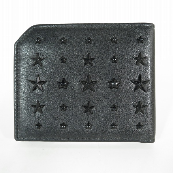 実際に弊社で買取させて頂いたJIMMY CHOO/ジミーチュウ スター レザー二つ折り財布の画像 1枚目