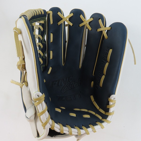 実際に弊社で買取させて頂いたZETT/ゼット 軟式/オールラウンド SMUカラーグラブ FINECatch BRGB35432A  の画像 2枚目
