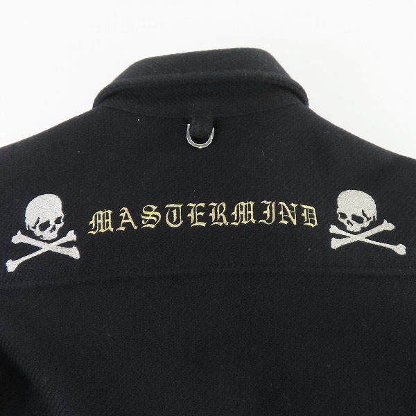 実際に弊社で買取させて頂いたmastermind JAPAN/マスターマインドジャパン  neworder期 背面ロゴ スカル CPO シャツ/ジャケット MB2-SH10-15-A/Sの画像 7枚目
