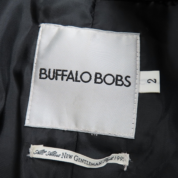 実際に弊社で買取させて頂いたBUFFALO BOBS/バッファローボブズ ウール ナポレオン トレンチコート TKB6303/2の画像 2枚目