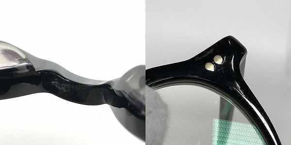 実際に弊社で買取させて頂いたOLIVER PEOPLES/オリバーピープルズ OP-L BLK 眼鏡/メガネ/アイウェア メガネフレーム アイウェアの画像 8枚目