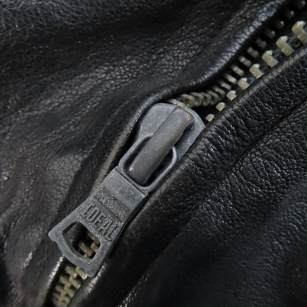 実際に弊社で買取させて頂いたBUFFALO BOBS/バッファローボブス ダブルライダースジャケット MRN6106/2の画像 6枚目