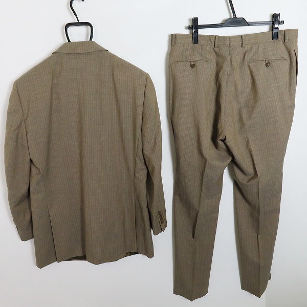 実際に弊社で買取させて頂いたVERSACE/ヴェルサーチ ストライプ ウール スーツ ジャケット/パンツ/セットアップ/54の画像 1枚目