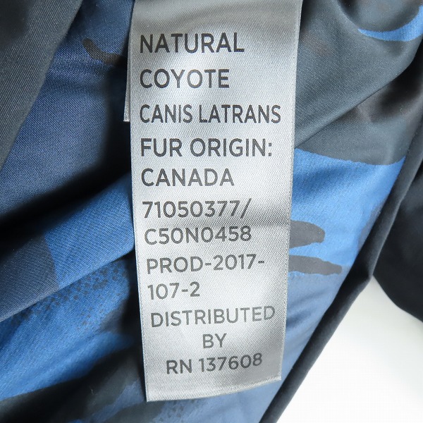 実際に弊社で買取させて頂いたSOPHNET×BELSTAFF/ソフネット×ベルスタッフ ROADMASTER FUR DOWN JACKET ダウンジャケット 71050377/44の画像 7枚目