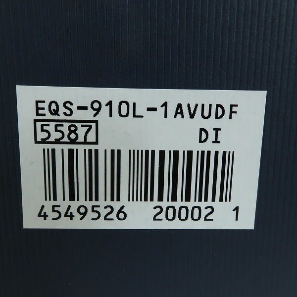 実際に弊社で買取させて頂いたCASIO/カシオ EDIFICE エディフィス ソーラー  腕時計 EQS-910L-1Aの画像 7枚目