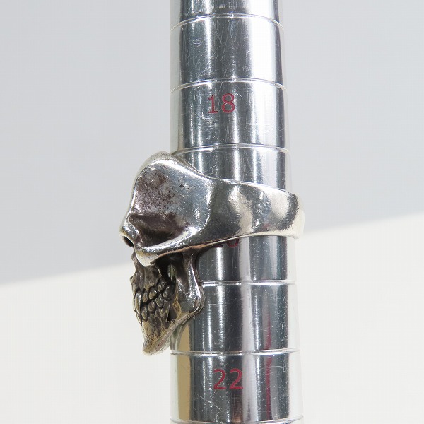 実際に弊社で買取させて頂いたCRAZY PIG/クレイジーピッグ サイコキラースカルリング/20-20.5号の画像 8枚目