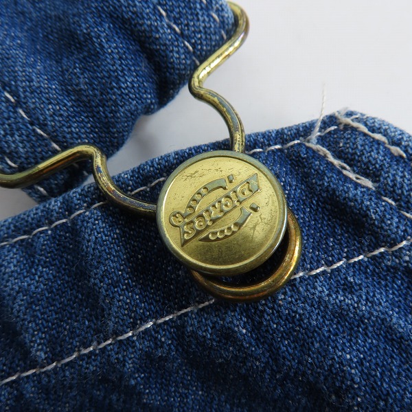 実際に弊社で買取させて頂いたDickies/ディッキーズ オーバーオール デニム 48×32の画像 8枚目